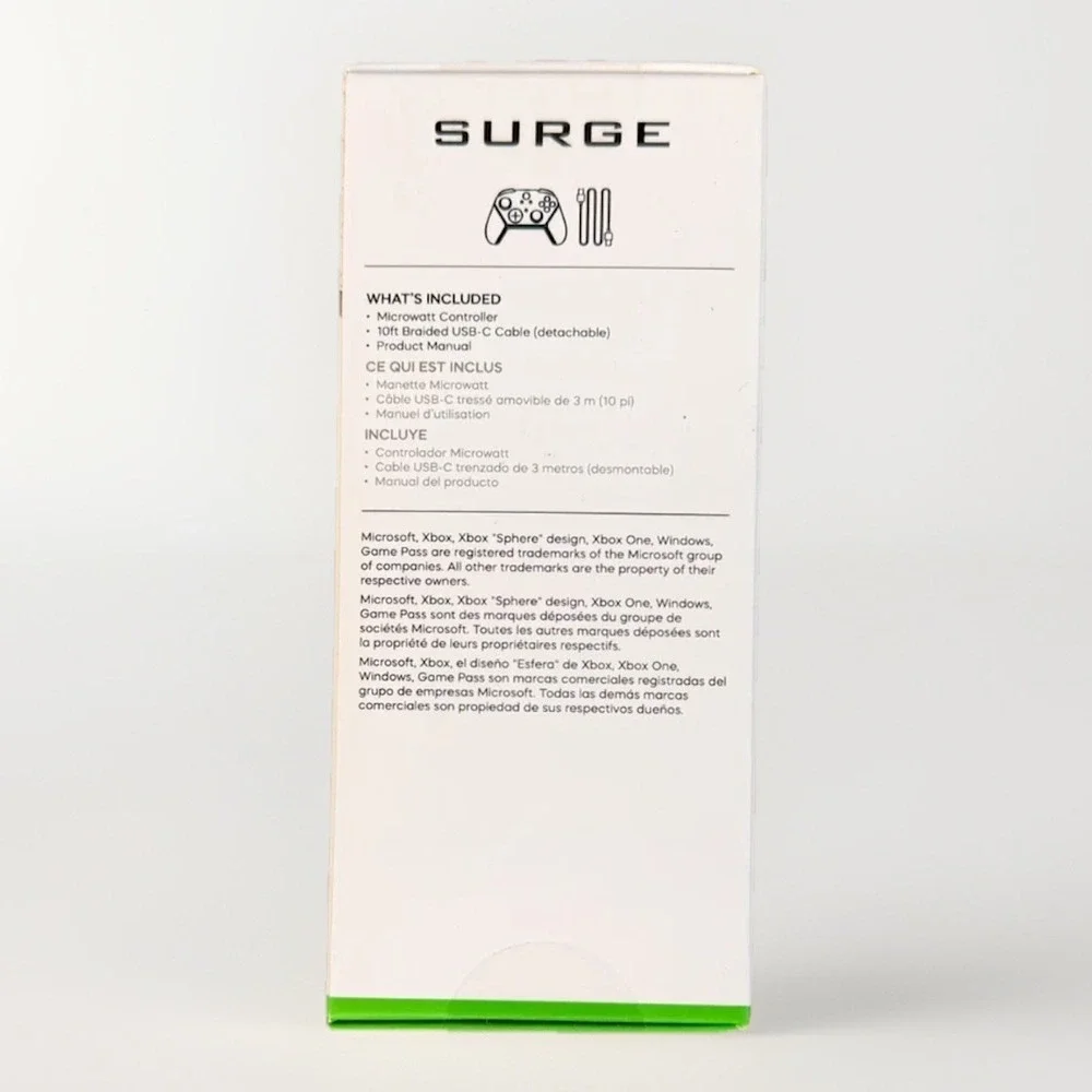 Xbox Accessory: Wired Controller - SURGE Microwatt Junior‎ Black